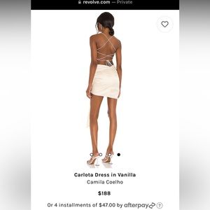 Camilla Coelho Carlota dress in Vanilla